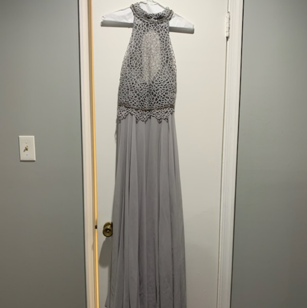grey dress